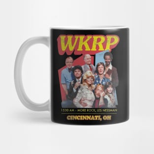 wkrp in cincinnati colours retro Mug